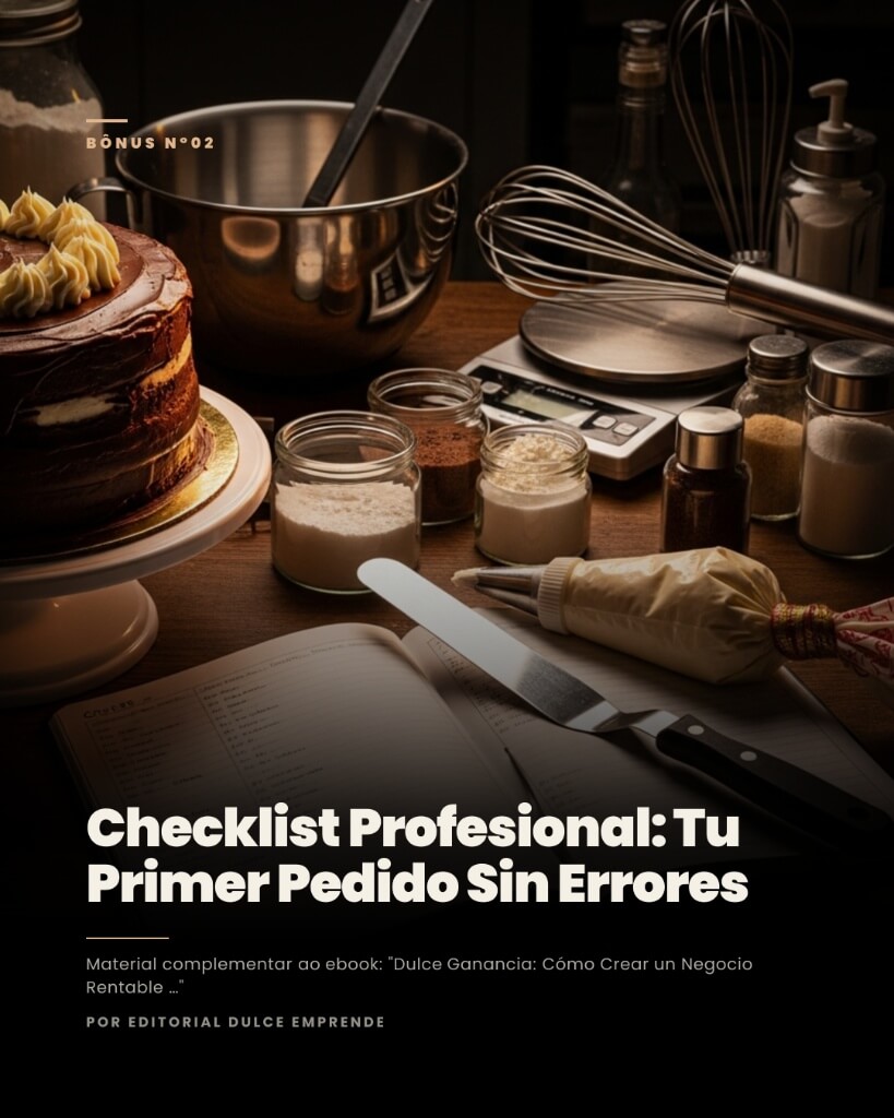 Checklist: tu primer pedido sin errores