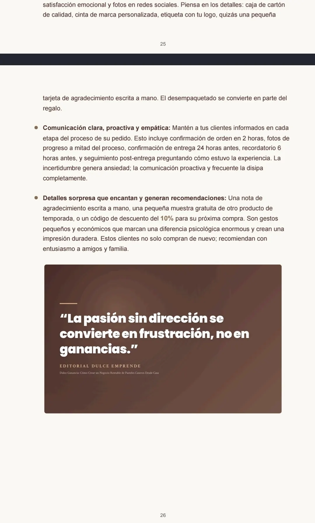 Marca, empaque y experiencia del cliente